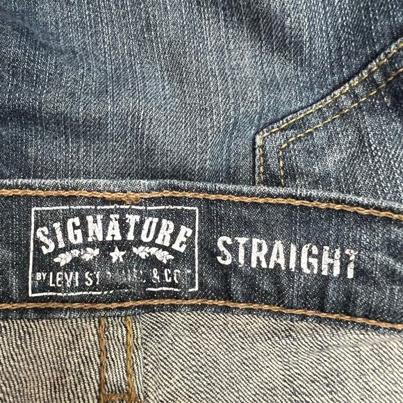 Levi’s Signature by Levi Strauss straight leg stretch Jeans men’s 34x34 med wash - Picture 4 of 6